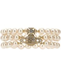 Vivienne Westwood - Graziella Orb-Charm Embellished Bracelet - Lyst
