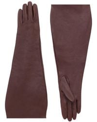 Saint Laurent - Logo Embossed Gloves - Lyst
