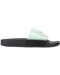 Off-White c/o Virgil Abloh - Logo Printed Slip-On Slides - Lyst