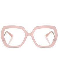 Dolce & Gabbana - Eyewear Irregular Frame Glasses - Lyst