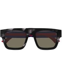Gucci - Eyewear Square Frame Sunglasses - Lyst