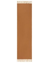 Maison Kitsuné - Maison Kitsuné Fox Knit Fringed Scarf - Lyst