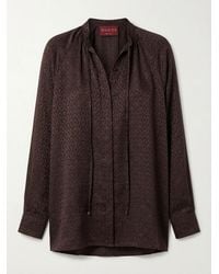 Gucci - Horsebit Detailed Long-Sleeve Shirt - Lyst
