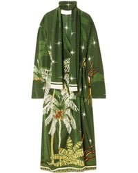 Johanna Ortiz - Eternity Begins Printed Wrap Maxi Dress - Lyst