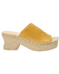 Loewe - X Paula's Ibiza Petal Espadrille Mules 80 - Lyst