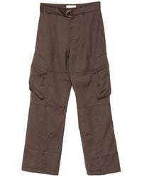 Frankie Shop - Logo Cargo Pants - Lyst