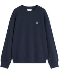 Maison Kitsuné - Maison Kitsuné Fox Head Crewneck Sweatshirt - Lyst