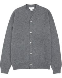 Comme des Garçons - V-Neck Long-Sleeved Sweater - Lyst