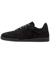 A.P.C. - Round-Toe Lace-Up Sneakers - Lyst