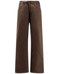 Stone Island - Logo Patch Straight-Leg Pants - Lyst