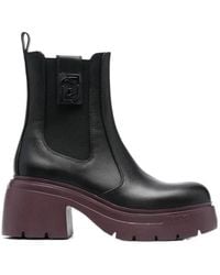 Liu Jo - Carrie Leather Ankle Boots - Lyst