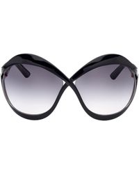 Tom Ford - Gradient-Effect Oversize-Frame Sunglasses - Lyst