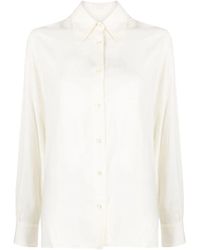 Officine Generale - Pointed-Collar Button-Up Shirt - Lyst