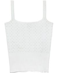 JW Anderson - Jw Anderson Knitted Pointelle Cami Top - Lyst