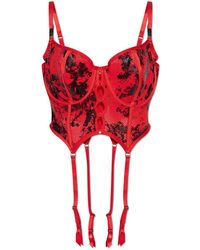 DIESEL - X Savage X Fenty Mesh Panelled Foiled Bustier - Lyst