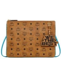 MCM - X We The Best Medium Visetos Logo-Print Pouch - Lyst