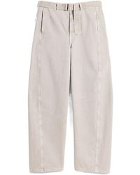 Lemaire - Twisted Belted Jeans - Lyst