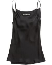 Acne Studios - Shiny Satin Tank Top - Lyst