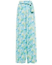 Melissa Odabash - Natasha Printed Wide-Leg Pants - Lyst