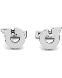 Ferragamo - Ferragamo Gancini Cufflinks - Lyst