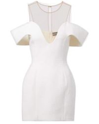 David Koma - Off-Shoulder Wool Minidress - Lyst