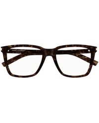 Saint Laurent - Eyewear Square Frame Glasses - Lyst