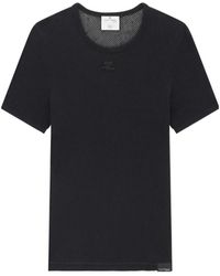 Courreges - Courrèges Logo Patch Mesh T-Shirt - Lyst