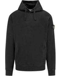 Stone Island - Compass Patch Drawstring Hoodie - Lyst