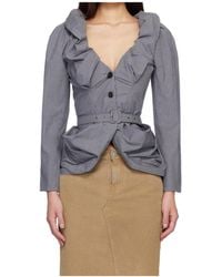 Vivienne Westwood - Kendall Ruched Gingham Blazer - Lyst