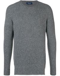 Drumohr - Crewneck Knit Sweater - Lyst