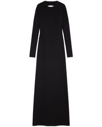 Givenchy - Cut-Out Long-Sleeve Maxi Dress - Lyst