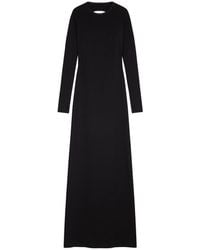 Givenchy - Cut-Out Long-Sleeve Maxi Dress - Lyst