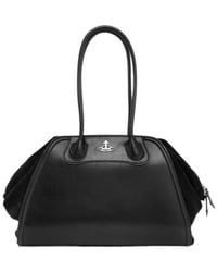 Vivienne Westwood - Medium Shirley Curved Top-Handle Tote Bag - Lyst