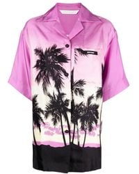 Palm Angels - Short Sleeve Shirts - Lyst