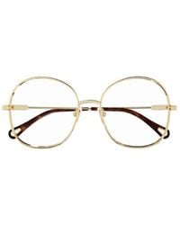 Chloé - Chloé Eyewear Round-Frame Glasses - Lyst