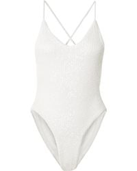Norma Kamali - Open-Back Sequined Swimsuit - Lyst