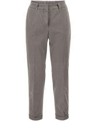 Peserico - Tapered Elastic-Waist Pants - Lyst