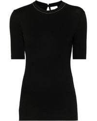 Brunello Cucinelli - Monile Ribbed T-Shirt - Lyst