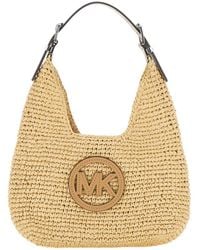 MICHAEL Michael Kors - Logo Patch Hobo Bag - Lyst