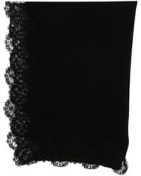 Ermanno Scervino - Lace-Trimmed Scarf - Lyst