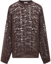 Brunello Cucinelli - Sequin-Embellished Crewneck Jumper - Lyst