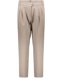Herno - High-Waist Pleated Pants - Lyst