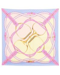 Gucci - Horsebit Printed Scarf - Lyst