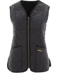 Barbour - Logo Embroidered Quilted Gilet - Lyst