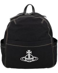 Vivienne Westwood - Contrast Stitch Logo Backpack - Lyst