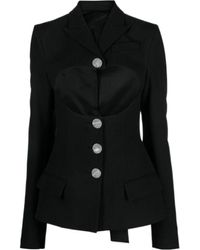 The Attico - Gwenda Single-Breasted Blazer - Lyst