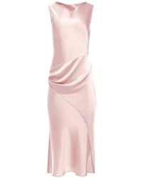 Nina Ricci - Satin Dress - Lyst