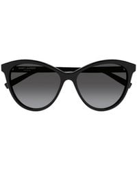 Saint Laurent - Eyewear Cat-Eye Frame Sunglasses - Lyst