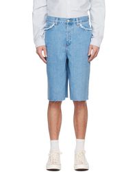 A.P.C. - Oakland Denim Shorts - Lyst