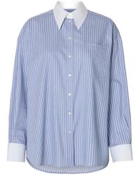 SELECTED - Oversized Long Sleeved Shirt - Lyst